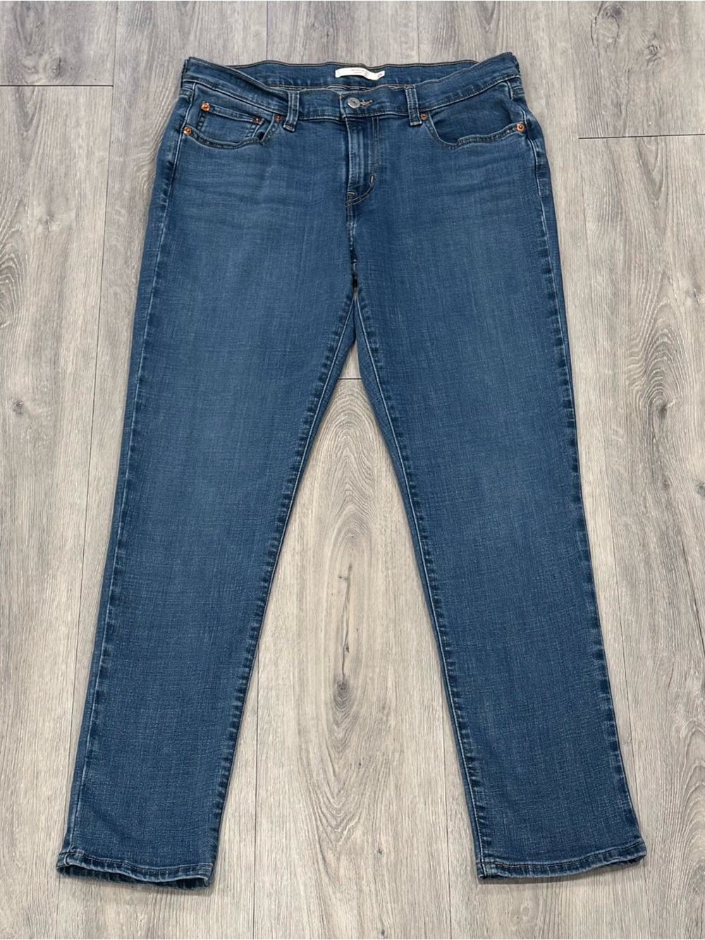 Classic Dark Blue Women's Slim Jeans